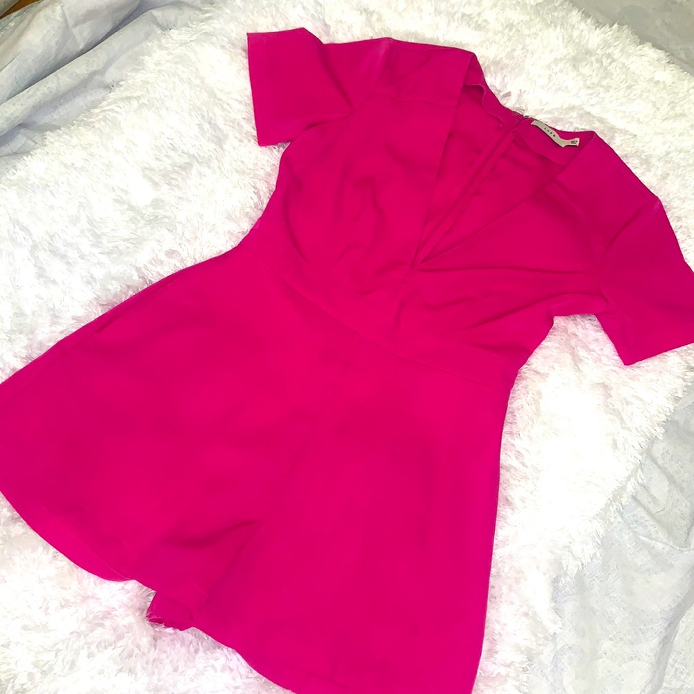 Pink Lush Romper small